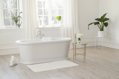 Bathroom Renovation with Refinished Tub